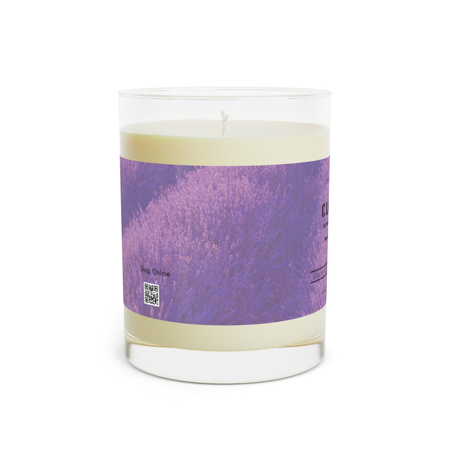 Clarity Natural Soy Candle - Minted Lavender & Sage, 11oz Glass