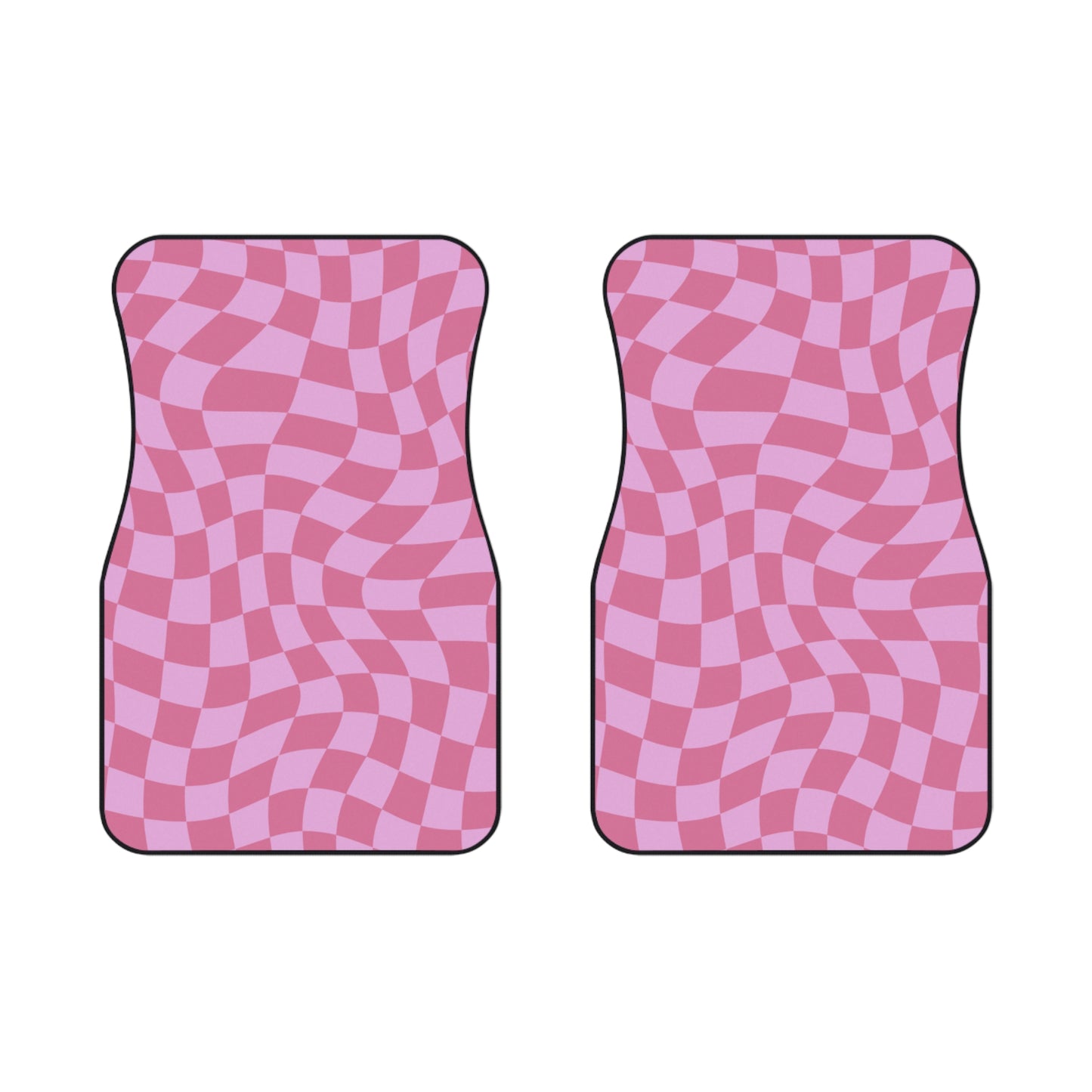 Groovy Pink Car Mats (2x Front)