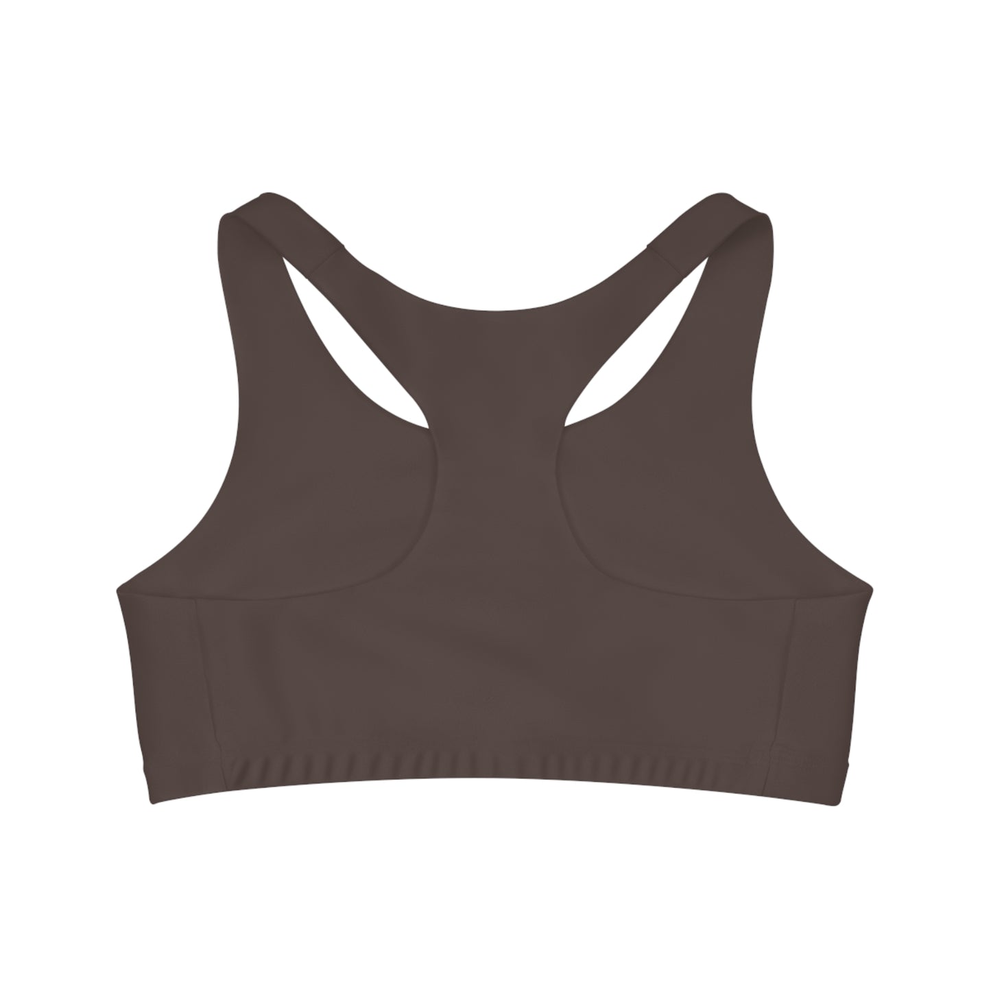Dark Cocoa Seamless Sports Bra