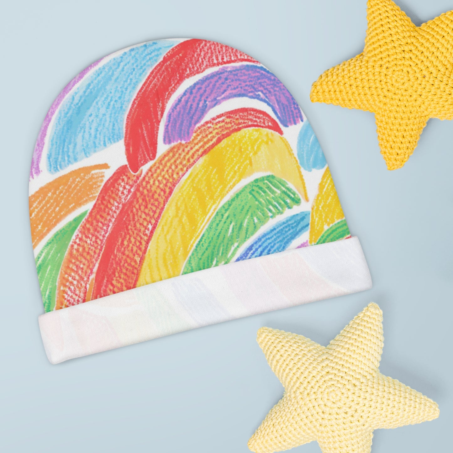 Rainbow Baby Beanie