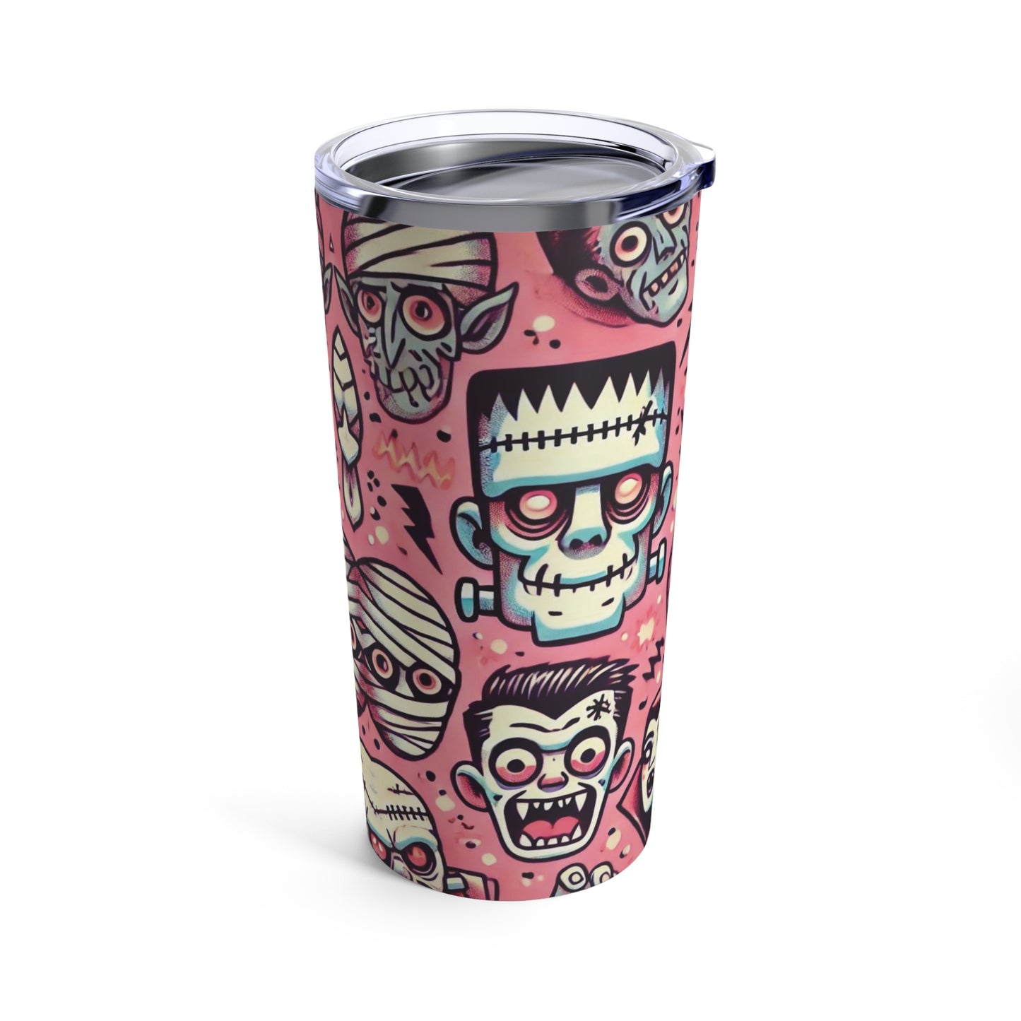 Pink Monster Mash Tumbler