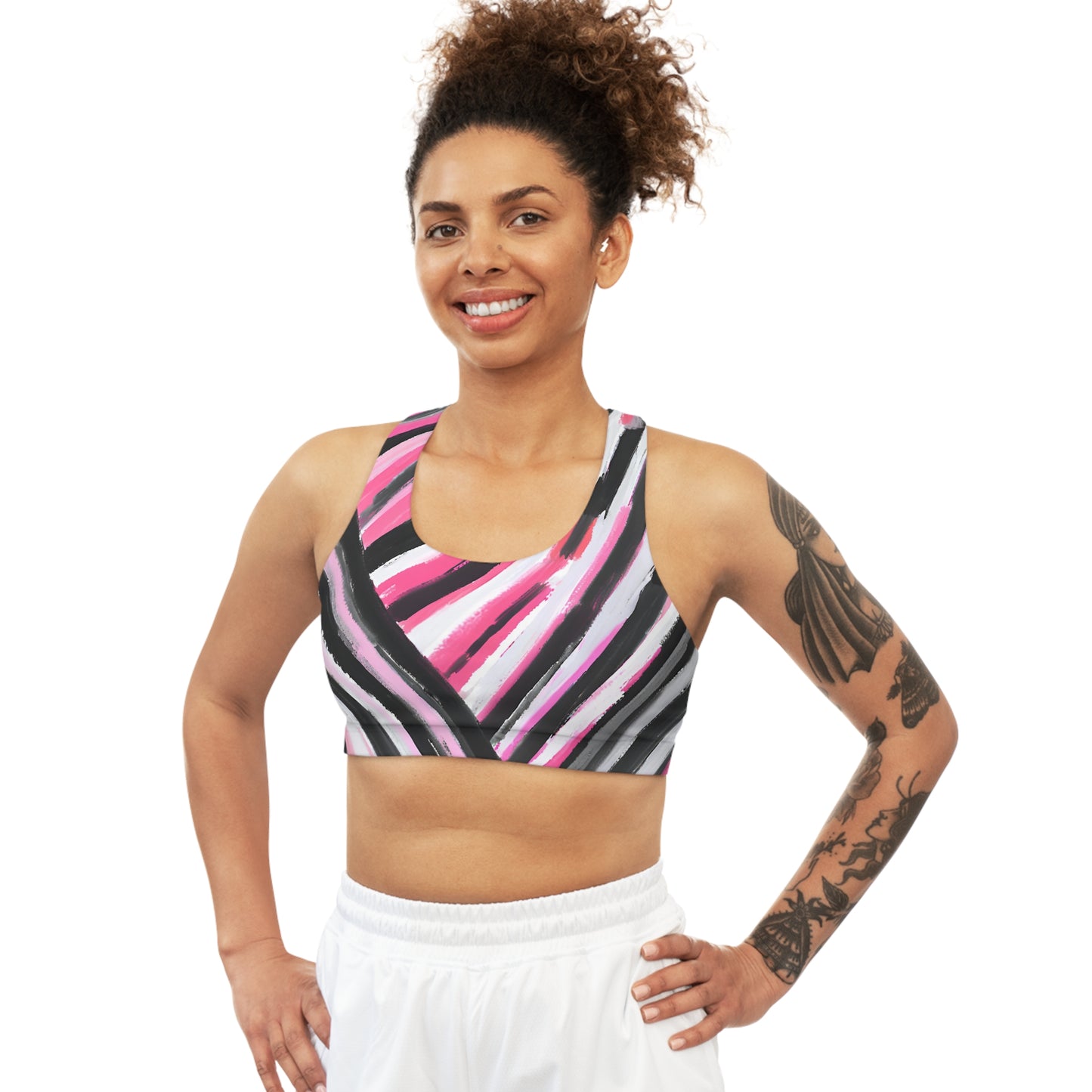Strpied Abstract Bra