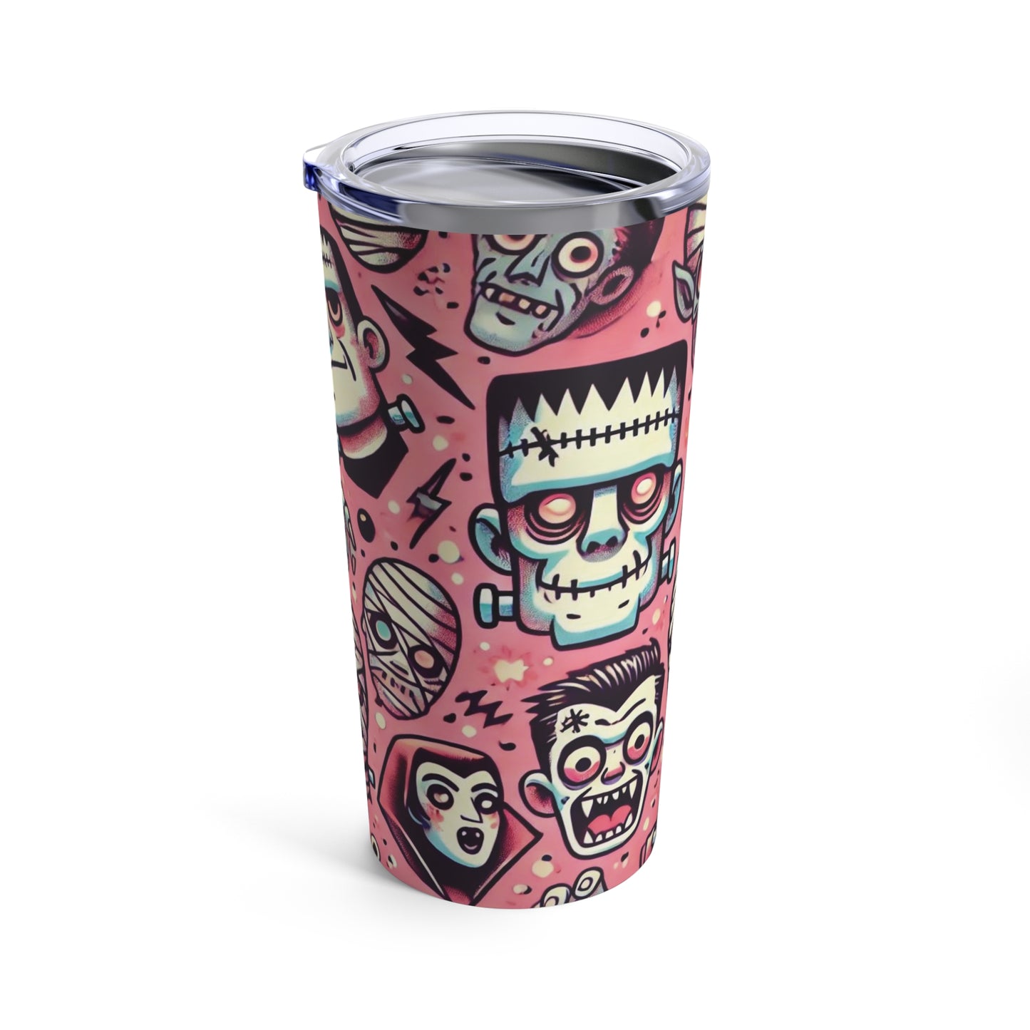 Pink Monster Mash Tumbler