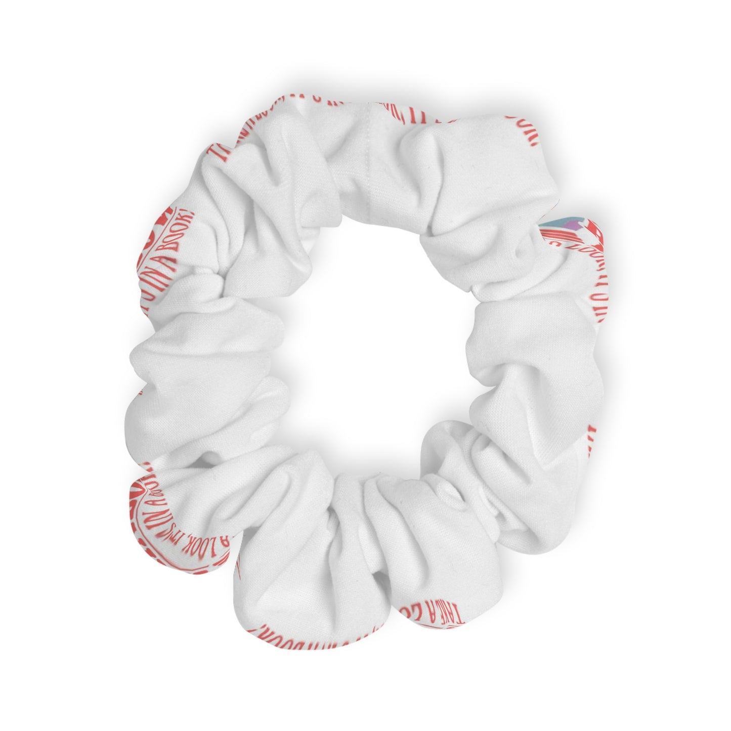 Rainbow Reading Scrunchie - Fun Hair Accessory for Book Lovers