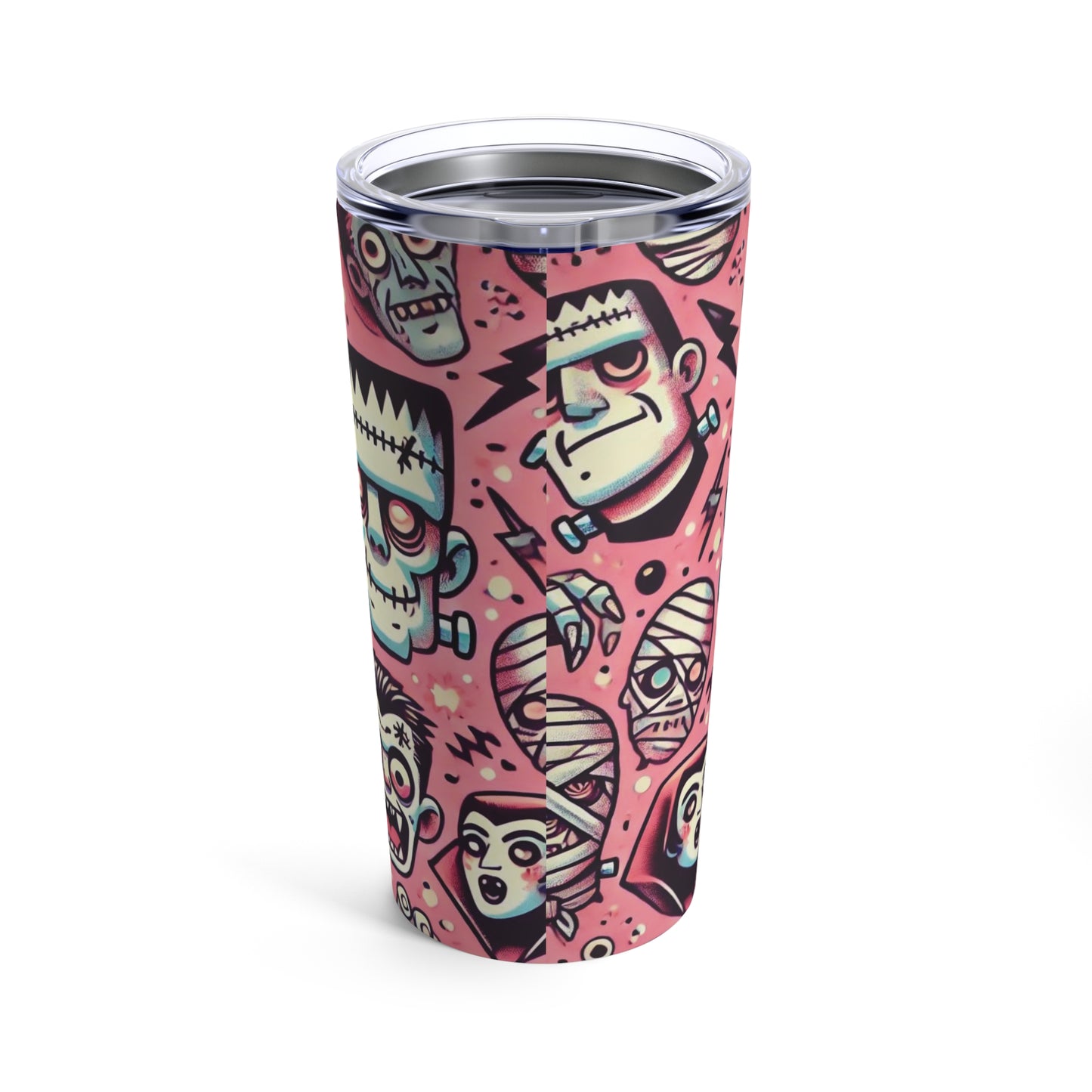 Pink Monster Mash Tumbler