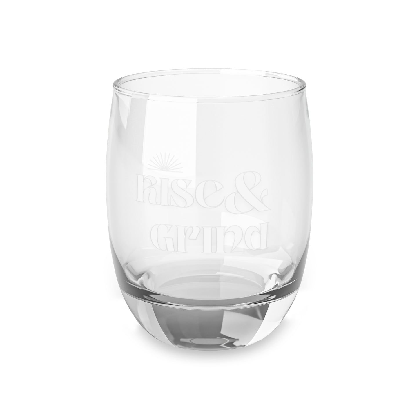 Rise & Grind Whiskey Glass