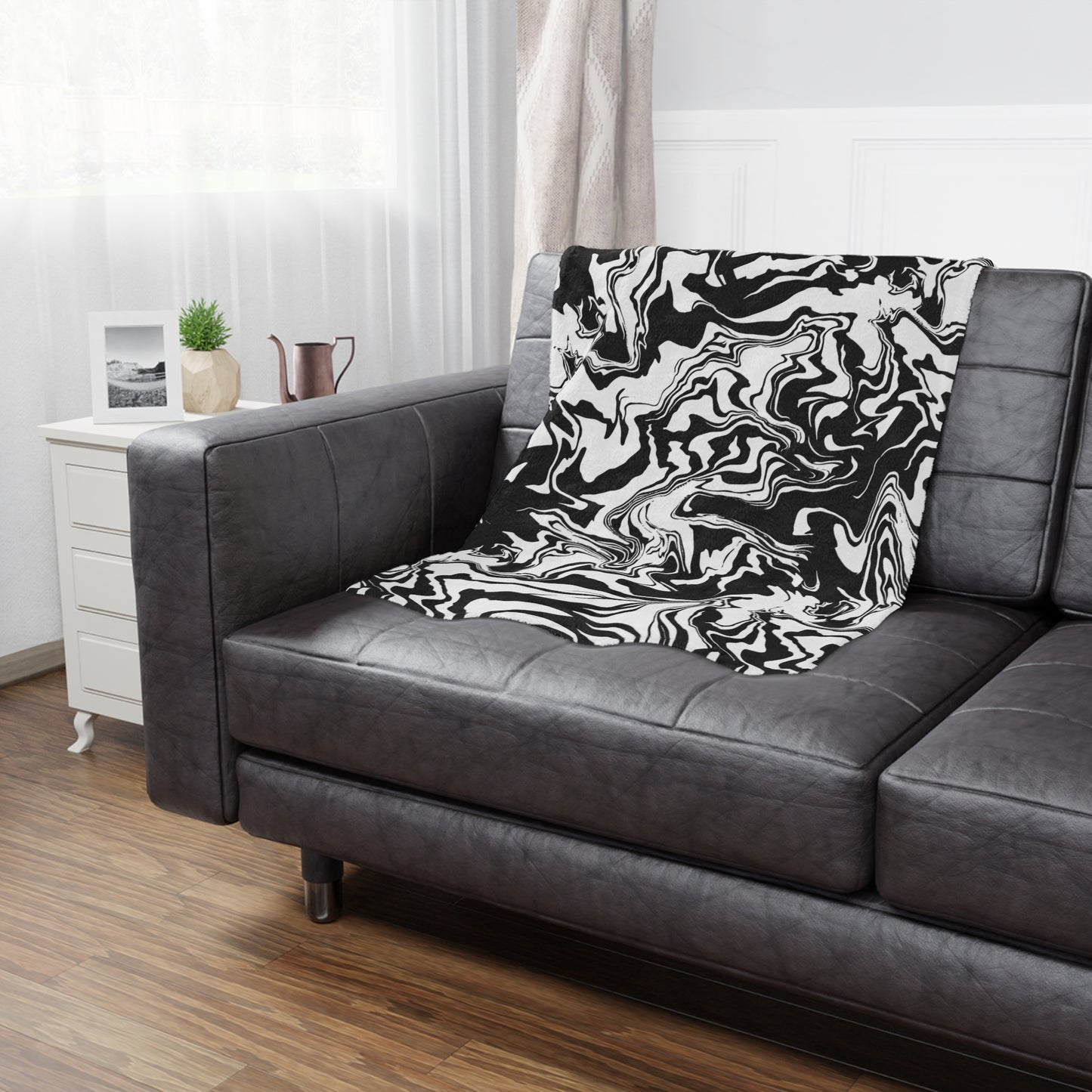 Marble Microfiber Blanket
