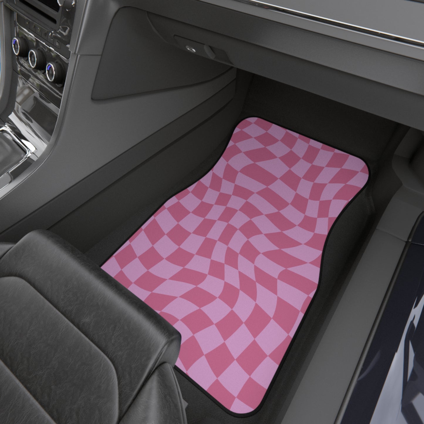 Groovy Pink Car Mats (2x Front)