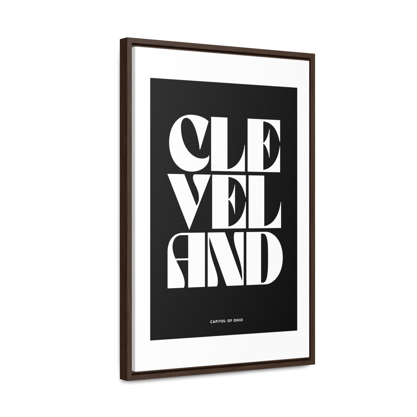 Cleveland Is The Capitol Wrapped Canvas Frame