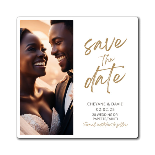 Personalized Save the Date Magnets