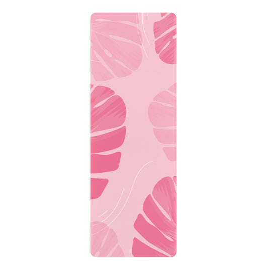 Pink Water Lily Yoga Mat