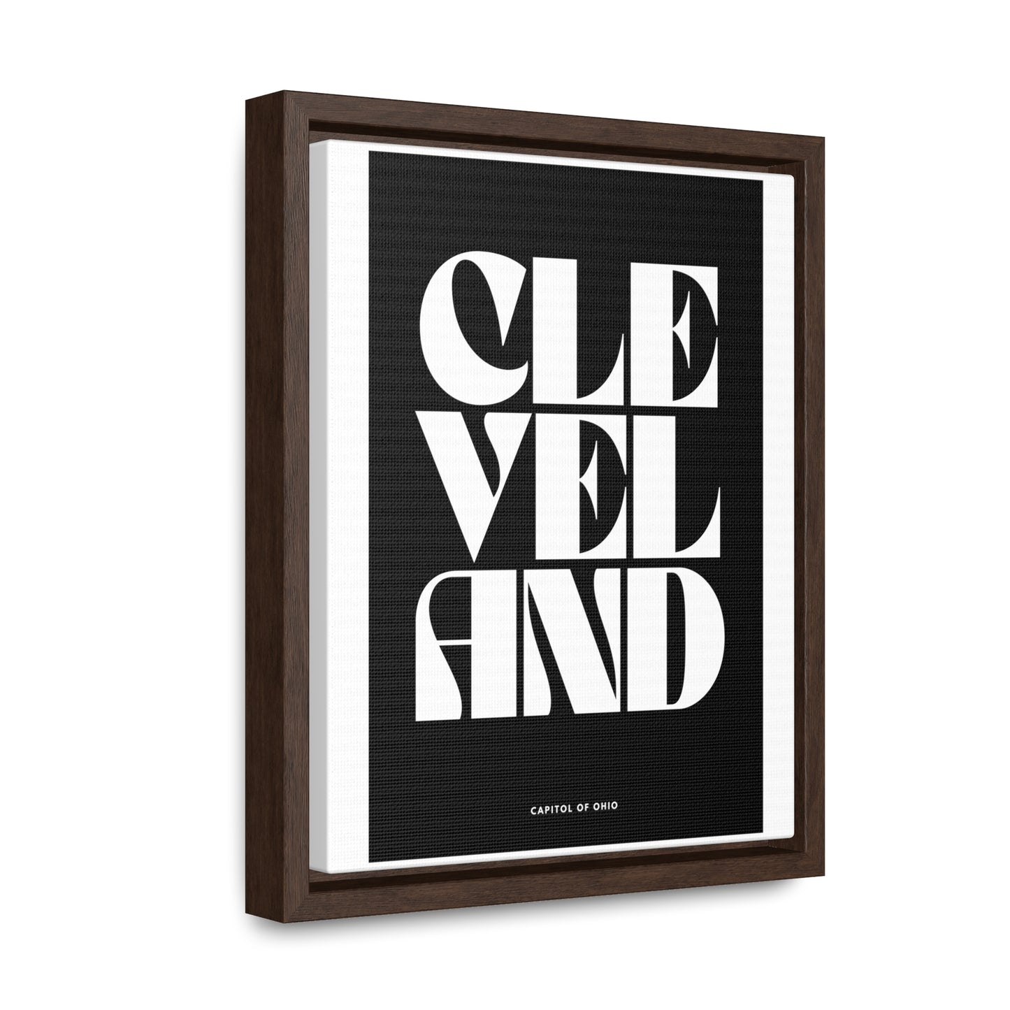 Cleveland Is The Capitol Wrapped Canvas Frame