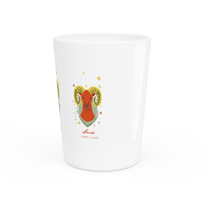 Aries-Themed Shot Glass