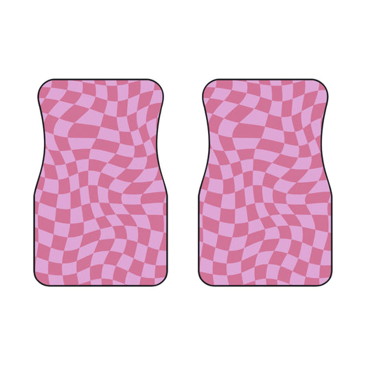 Groovy Pink Car Mats (2x Front)