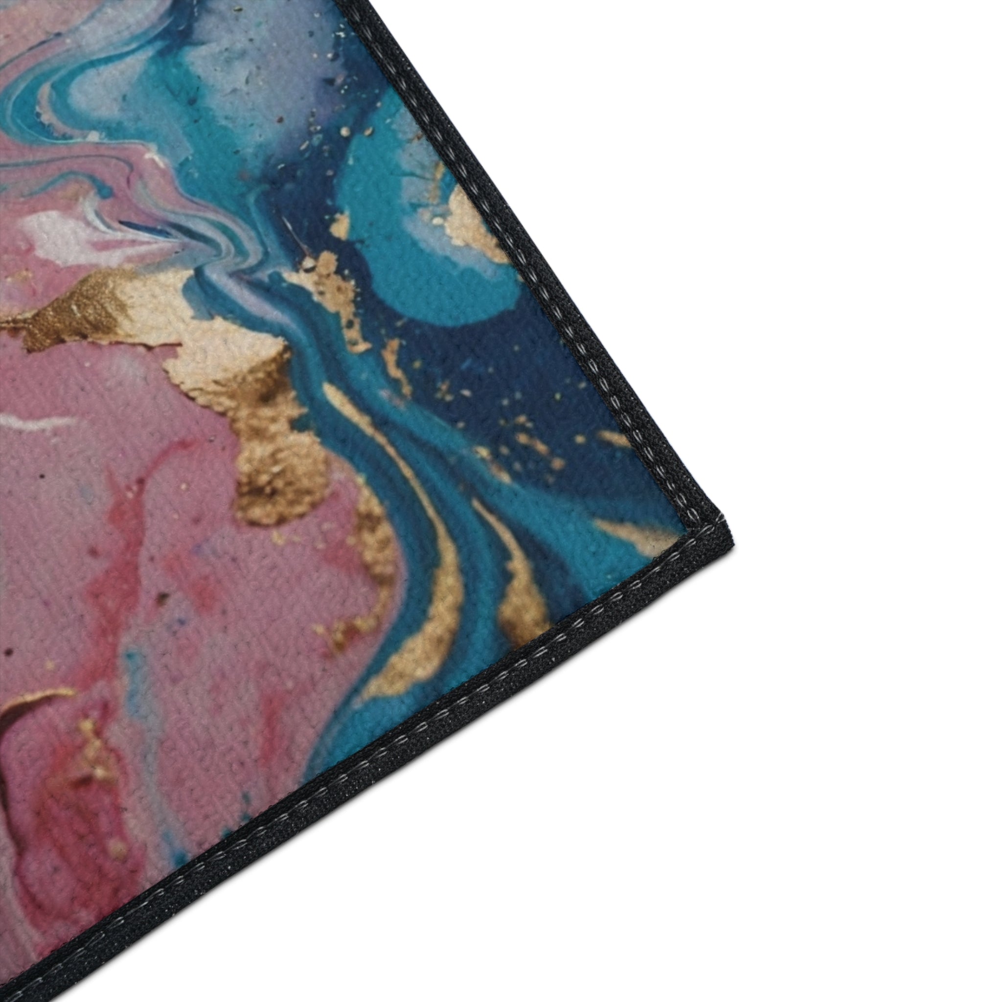 Elegant Abstract Heavy Duty Floor Mat – Non-Slip Decorative Area Rug for Home & Office