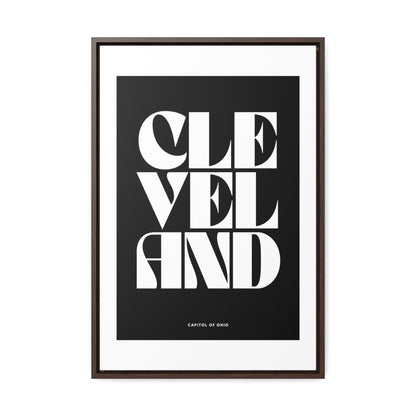 Cleveland Is The Capitol Wrapped Canvas Frame