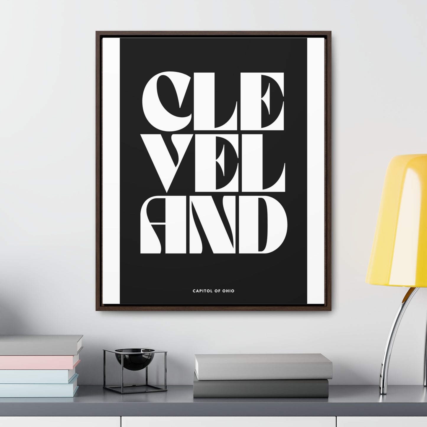 Cleveland Is The Capitol Wrapped Canvas Frame