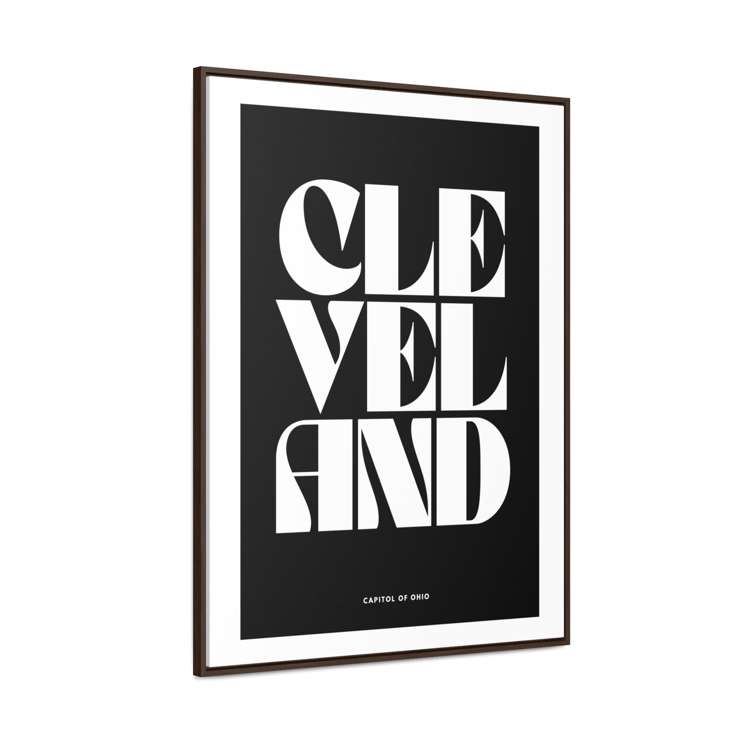 Cleveland Is The Capitol Wrapped Canvas Frame