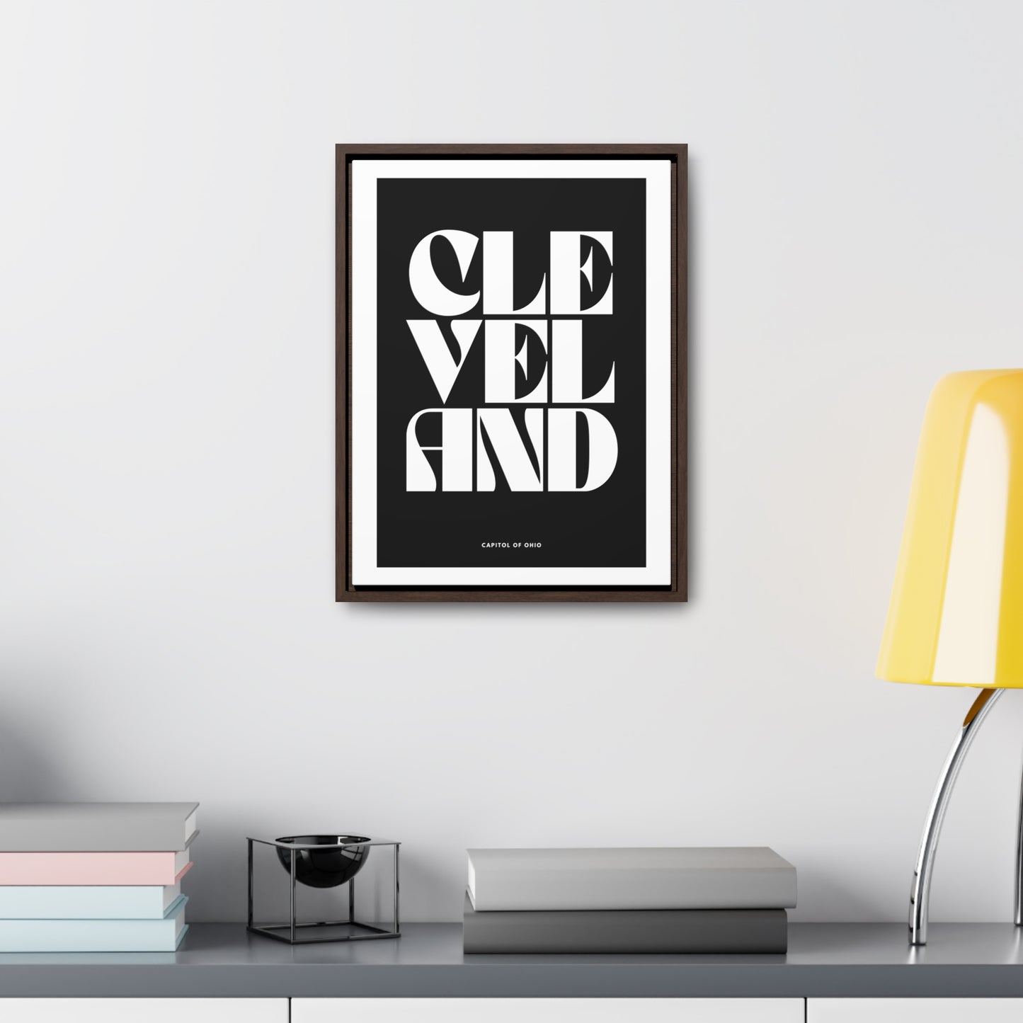 Cleveland Is The Capitol Wrapped Canvas Frame