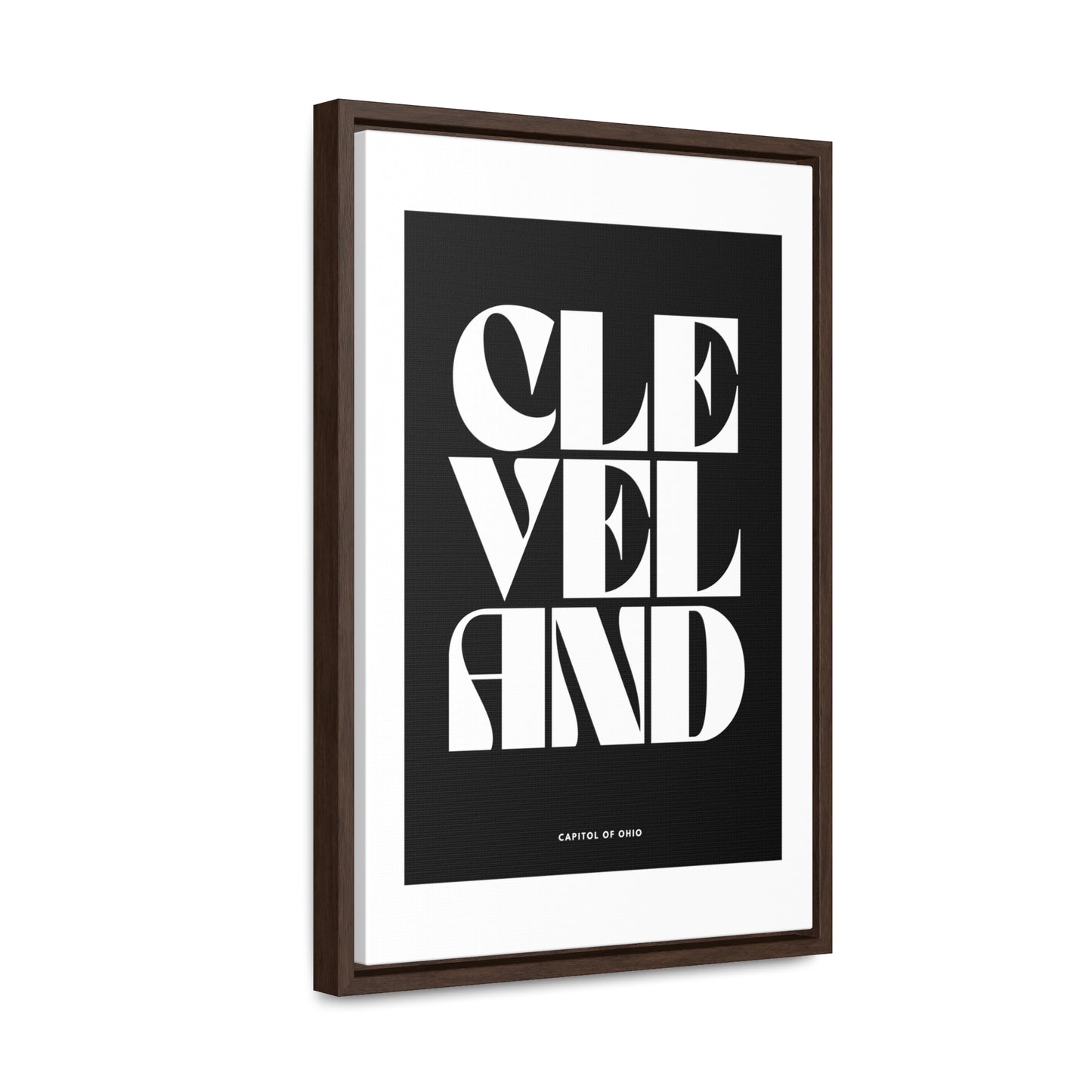 Cleveland Is The Capitol Wrapped Canvas Frame