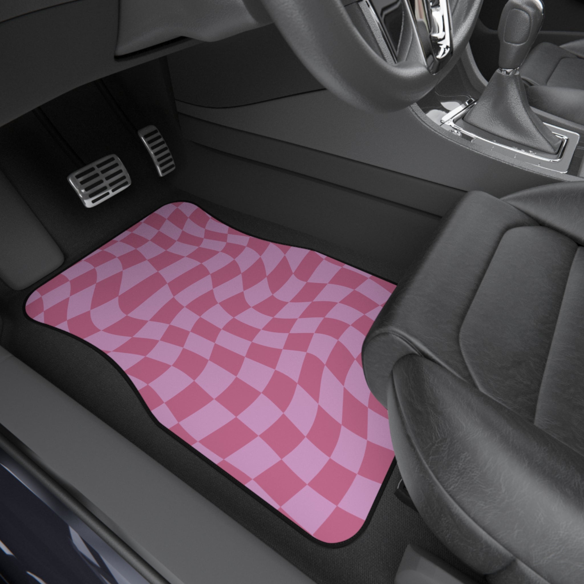 Groovy Pink Car Mats (2x Front)