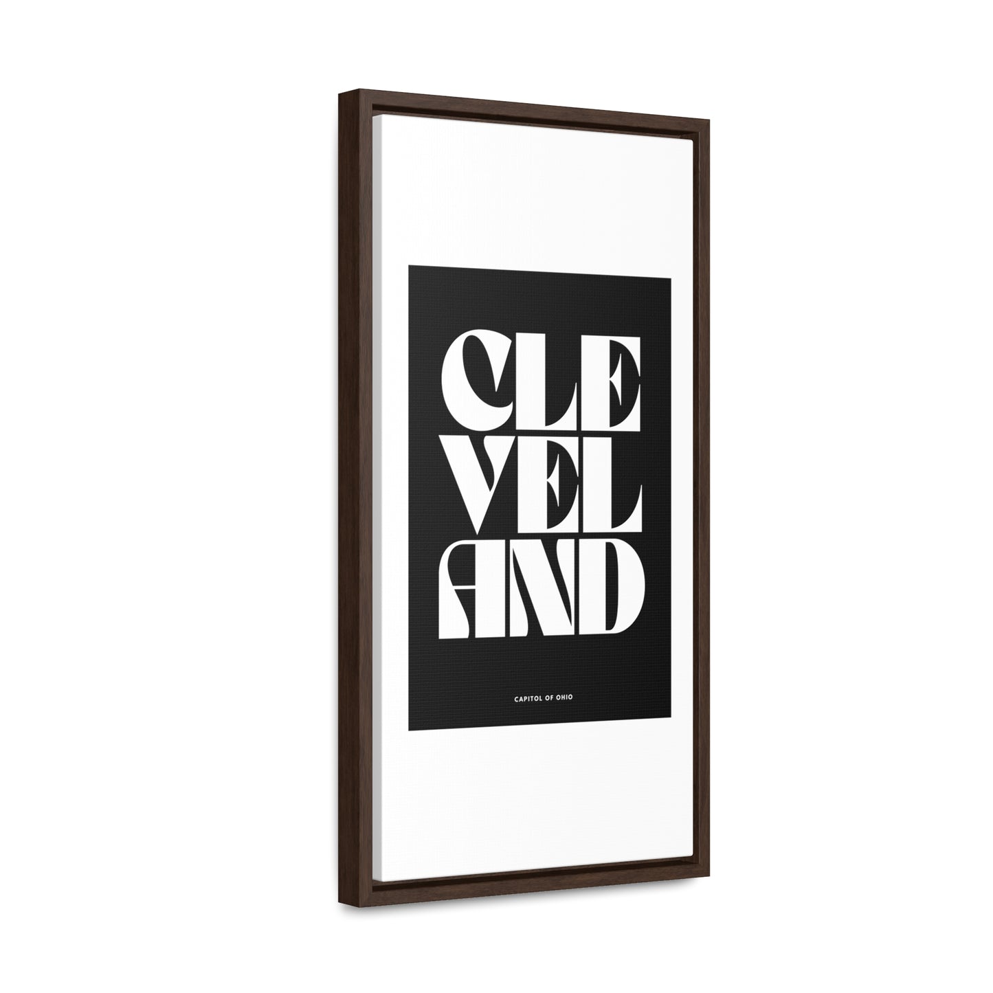 Cleveland Is The Capitol Wrapped Canvas Frame