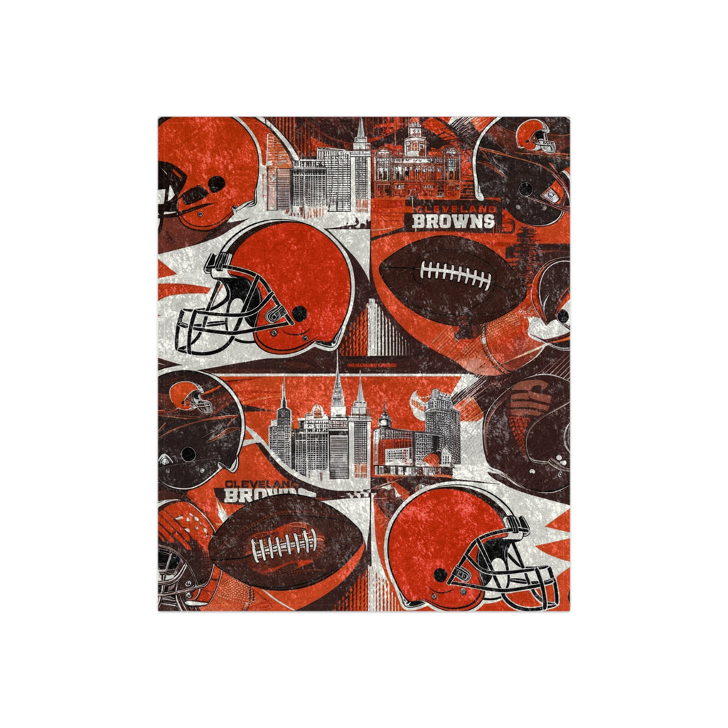 Cleveland Browns Crushed Velvet Blanket