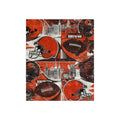 Cleveland Browns Crushed Velvet Blanket