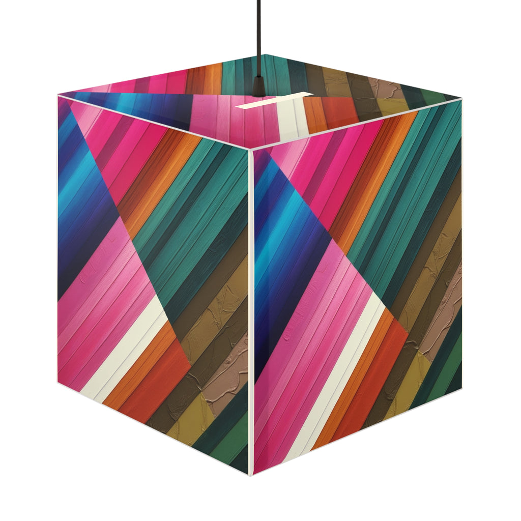 Pantone— Colorful Striped Light Cube
