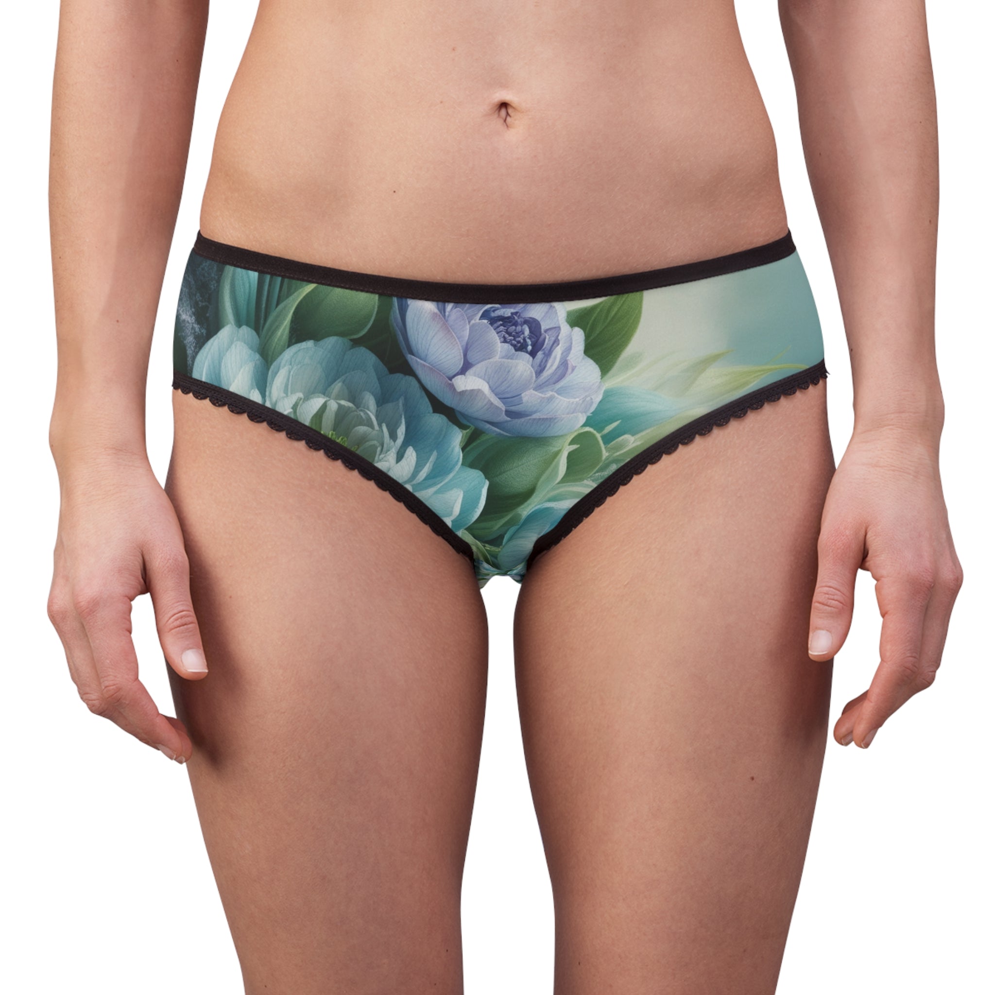 Floral Lace Women's Briefs - Elegant and Comfortable Underwear for Everyday Wear