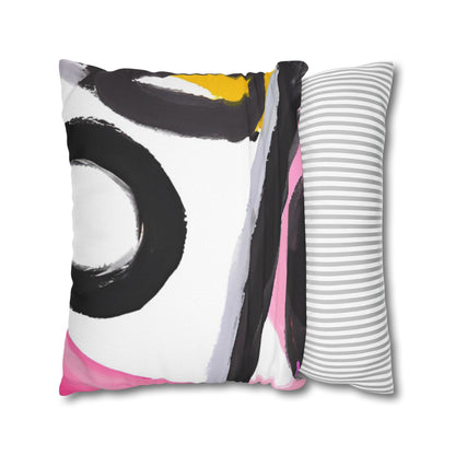 Spun Polyester Square Pillowcase