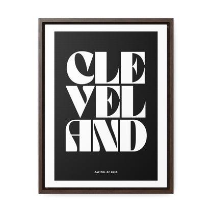 Cleveland Is The Capitol Wrapped Canvas Frame