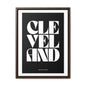 Cleveland Is The Capitol Wrapped Canvas Frame