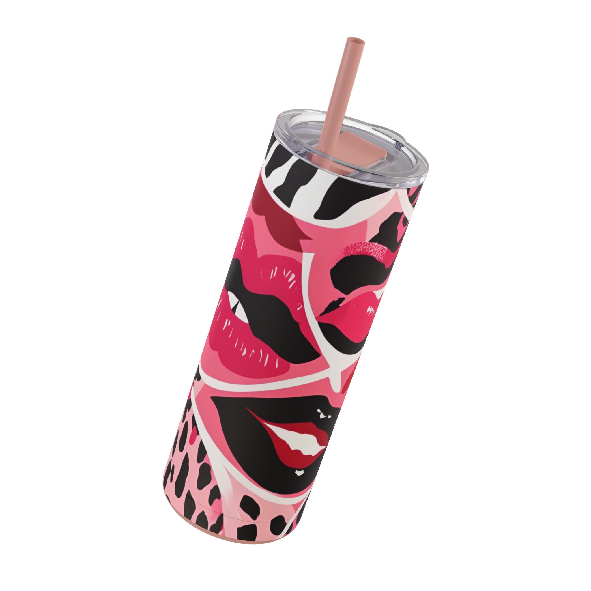 Fabulous Lips Matte Tumbler – 20oz Insulated Travel Cup for Style & Hydration