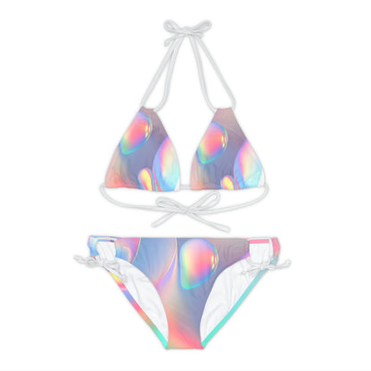 Bubblez Strappy Bikini Set (AOP)