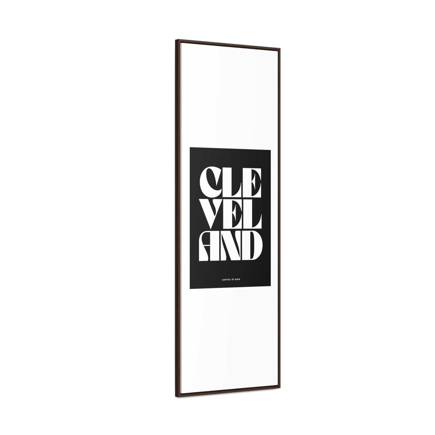 Cleveland Is The Capitol Wrapped Canvas Frame