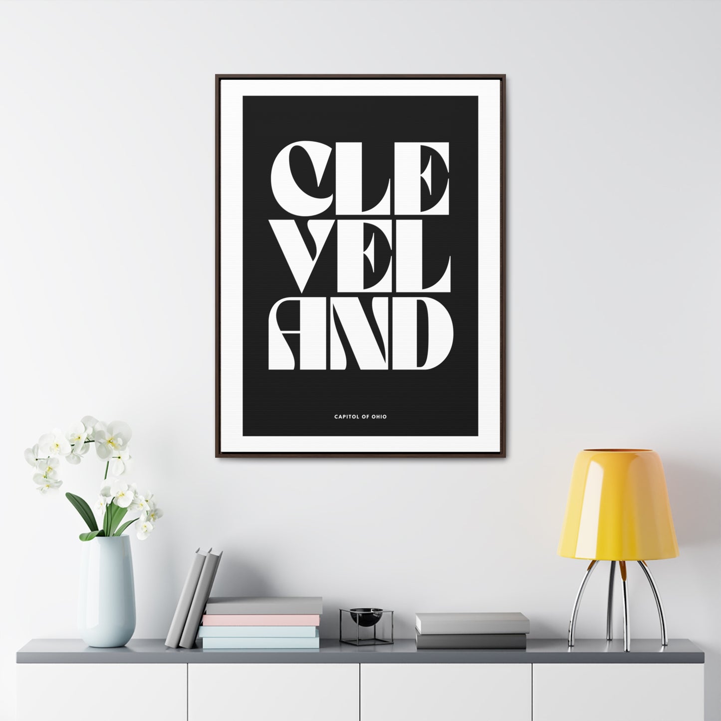 Cleveland Is The Capitol Wrapped Canvas Frame