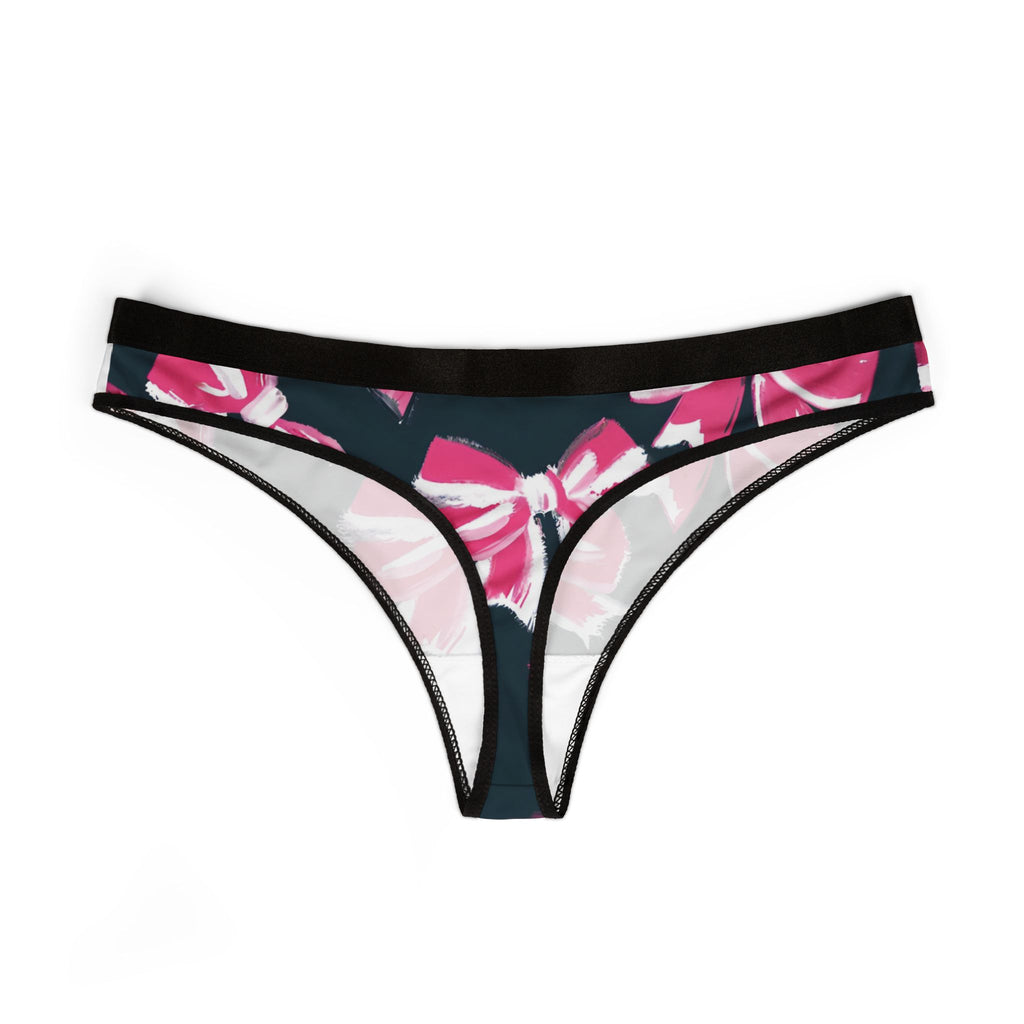 Pink Bow Thong