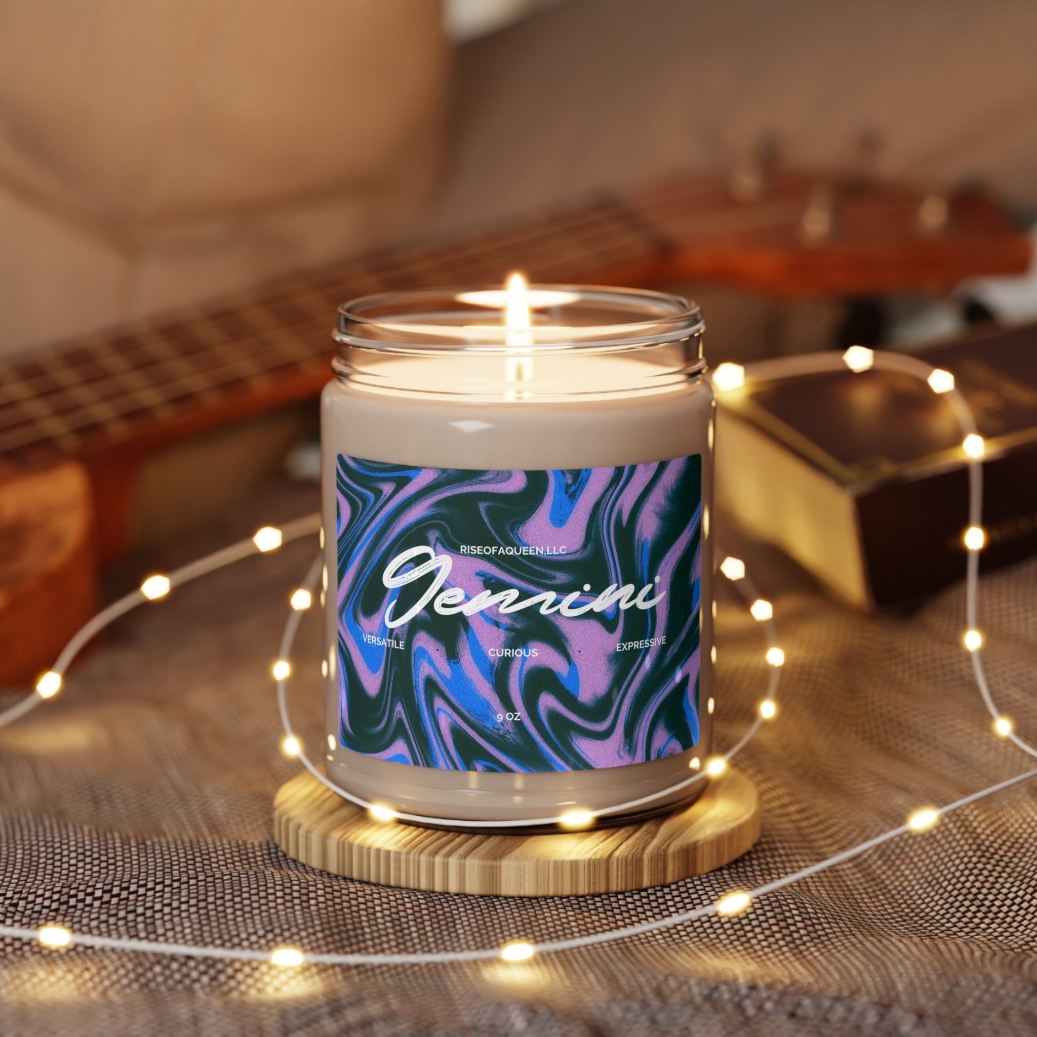 Gemini Scented Soy Candle, 9oz