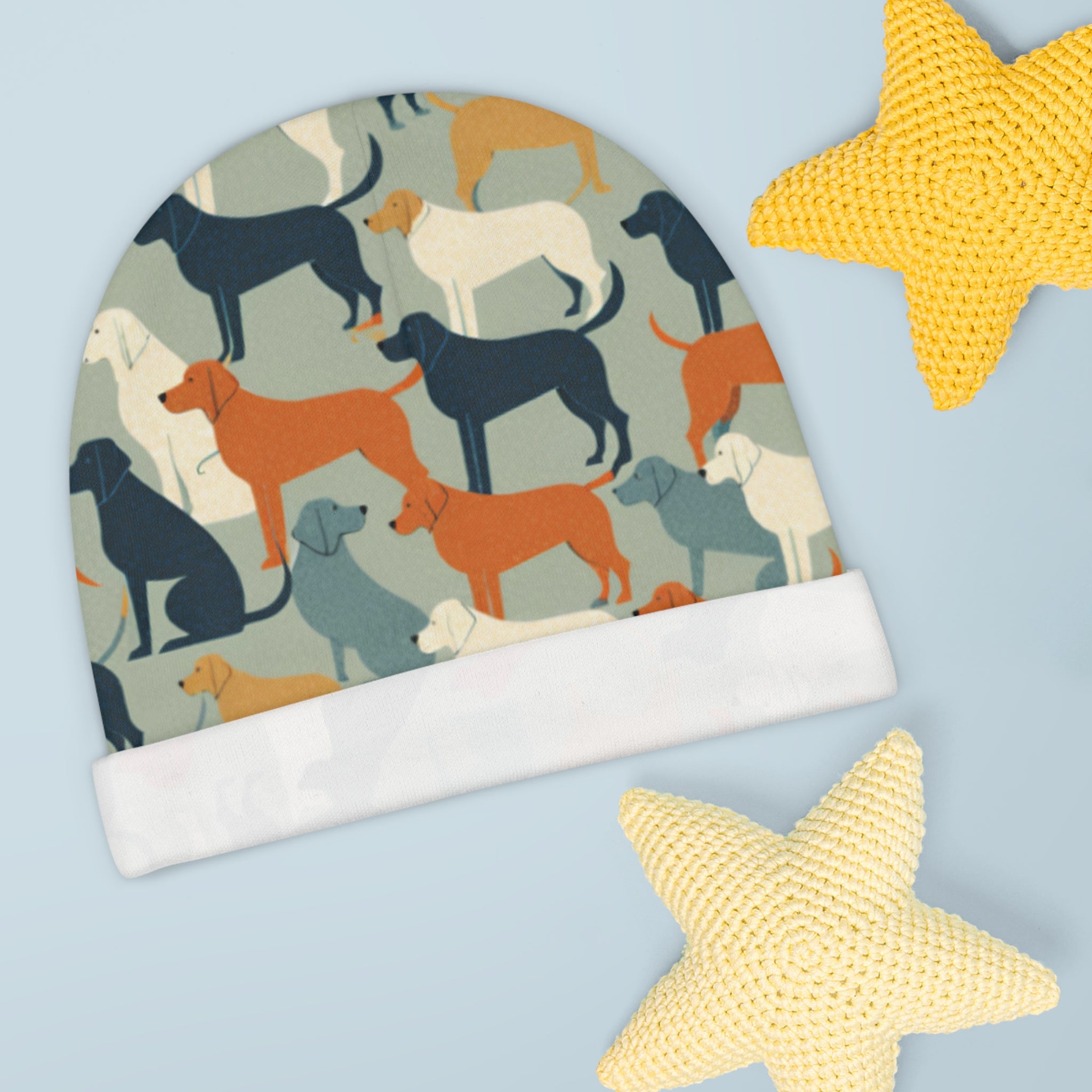 Dogs Baby Beanie