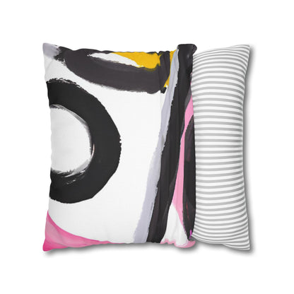 Spun Polyester Square Pillowcase