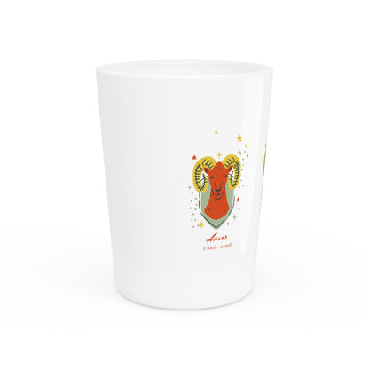 Aries-Themed Shot Glass