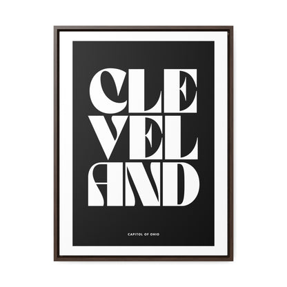 Cleveland Is The Capitol Wrapped Canvas Frame