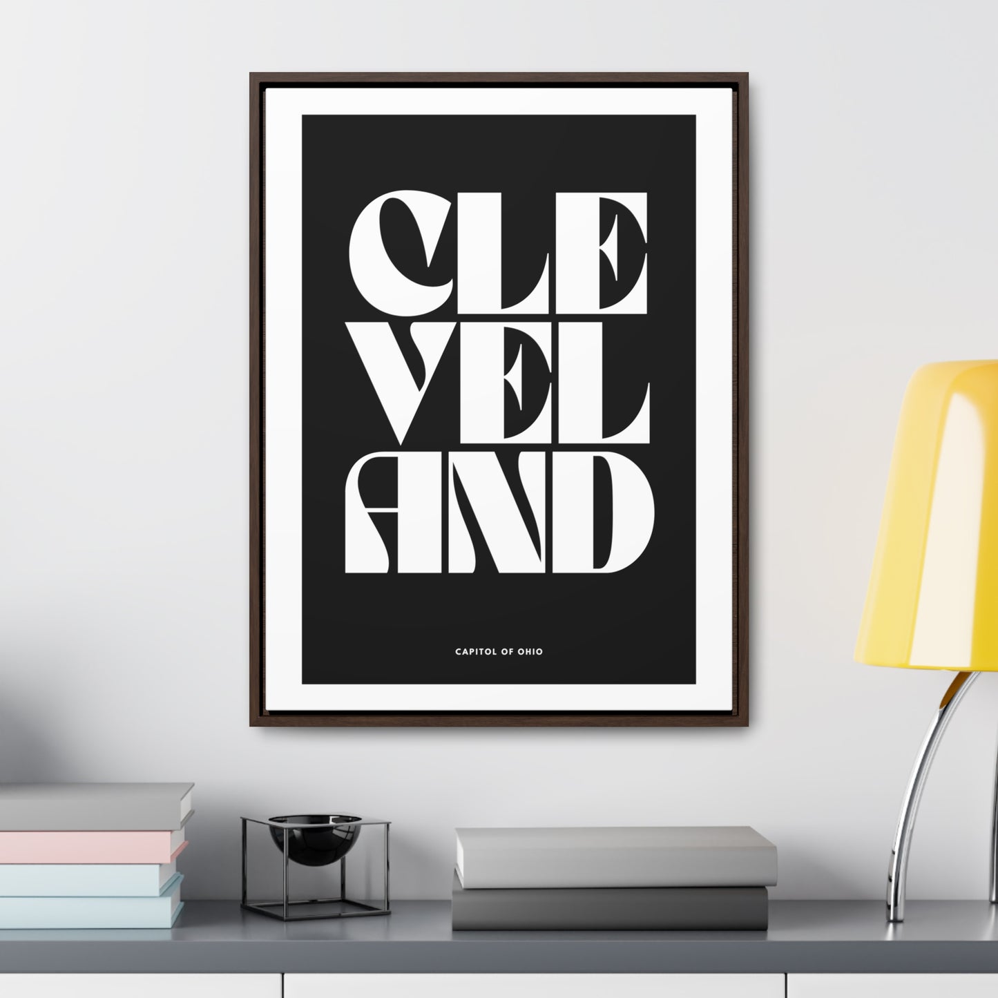 Cleveland Is The Capitol Wrapped Canvas Frame