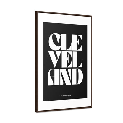 Cleveland Is The Capitol Wrapped Canvas Frame