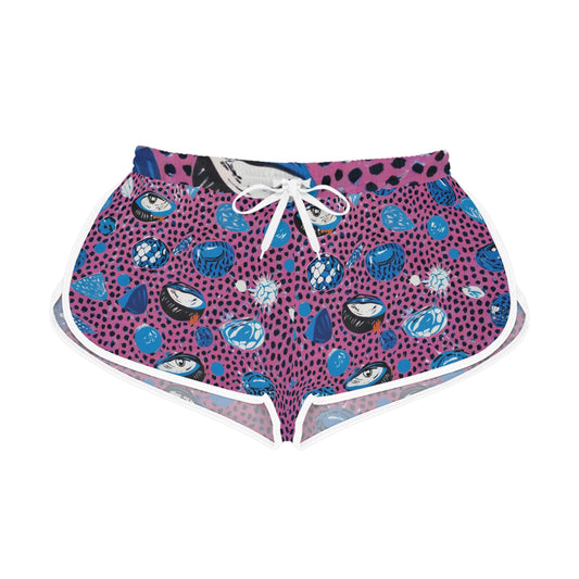 Vibrant Women's Relaxed Shorts - Fun, Colorful Patterns for Summer Comfort