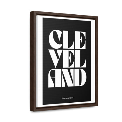 Cleveland Is The Capitol Wrapped Canvas Frame