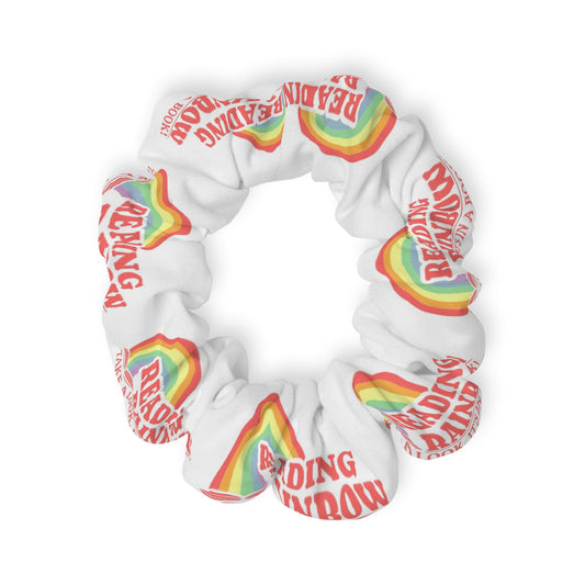 Rainbow Reading Scrunchie - Fun Hair Accessory for Book Lovers
