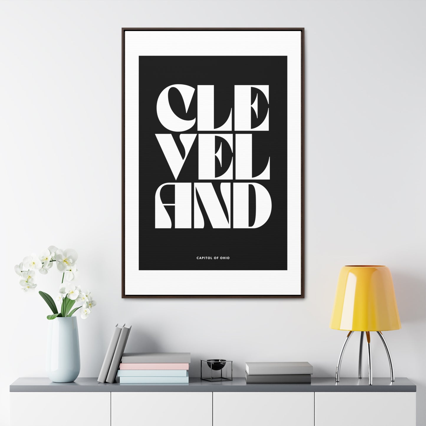 Cleveland Is The Capitol Wrapped Canvas Frame