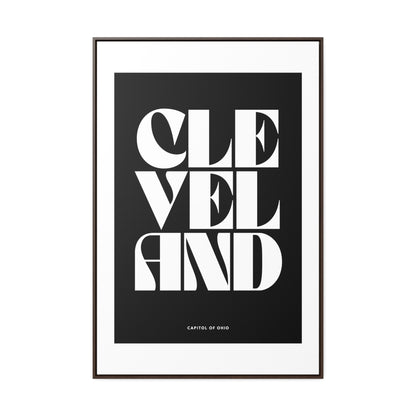 Cleveland Is The Capitol Wrapped Canvas Frame